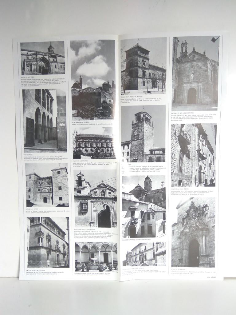 Desplegable: Vistas de UBEDA,  49cm X 42cm - COCA COLA Patrimonio Artisctico I (1975)  