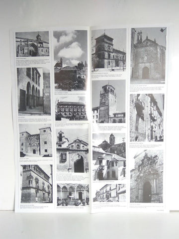 Desplegable: Vistas de UBEDA,  49cm X 42cm - COCA COLA Patrimonio Artisctico I (1975)  