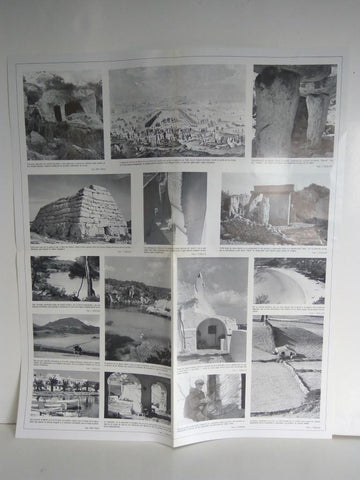 Desplegable: Vistas de MENORCA,  49cm X 42cm - COCA COLA Patrimonio Artisctico I (1975)  