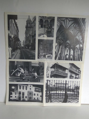 Desplegable: Vistas de LAS PALMAS,  49cm X 42cm - COCA COLA Patrimonio Artisctico I (1975)  
