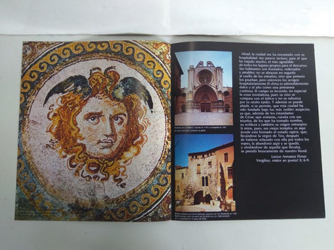 Desplegable: Vistas de TARRAGONA,  49cm X 42cm - COCA COLA Patrimonio Artisctico I (1975)  