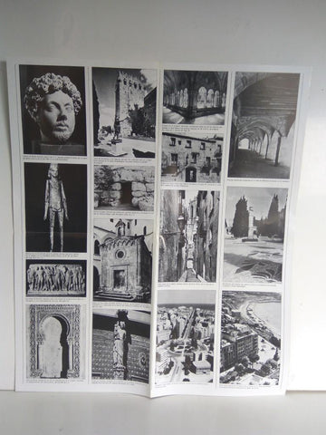 Desplegable: Vistas de TARRAGONA,  49cm X 42cm - COCA COLA Patrimonio Artisctico I (1975)  