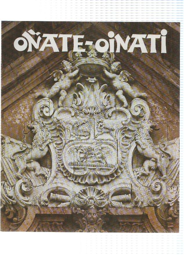 Desplegable: Vistas de OÑATE/Oinati,  49cm X 42cm - COCA COLA Patrimonio Artisctico I (1975)  