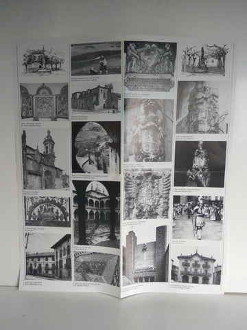 Desplegable: Vistas de OÑATE/Oinati,  49cm X 42cm - COCA COLA Patrimonio Artisctico I (1975)  