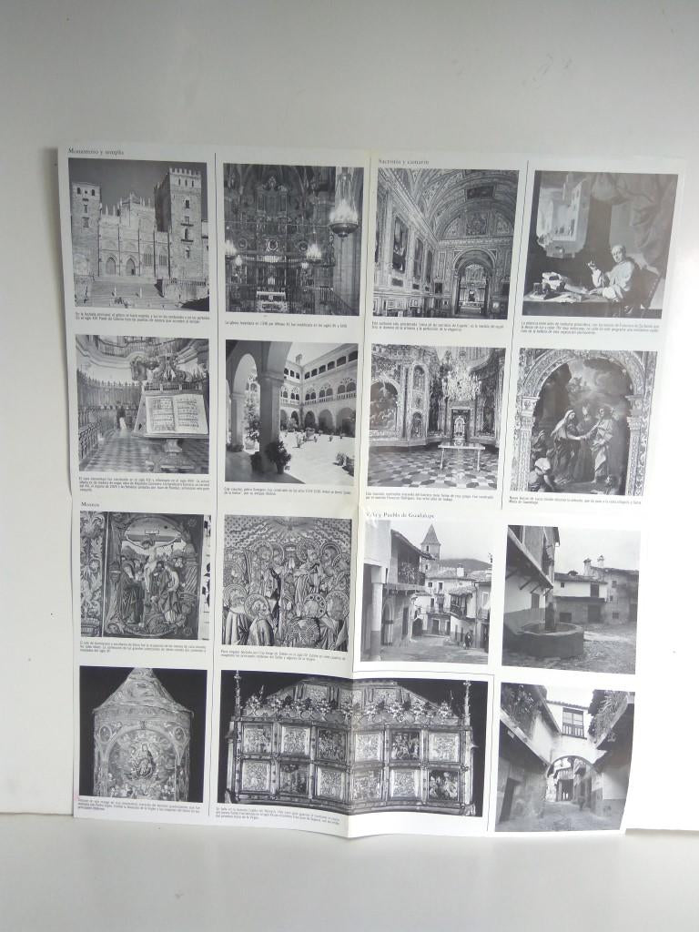 Desplegable: Vistas de GUADALUPE,  49cm X 42cm - COCA COLA Patrimonio Artisctico I (1975)  