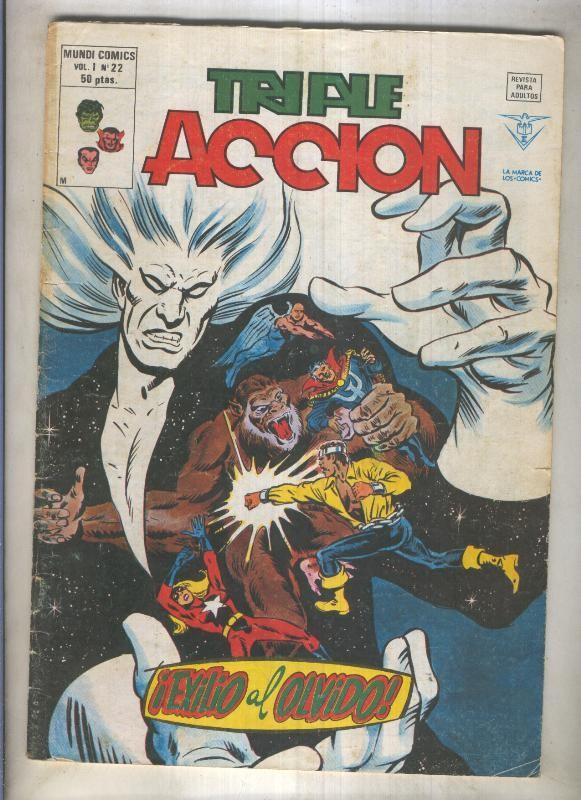 Triple Accion numero 22 (numerado 1 en trasera)
