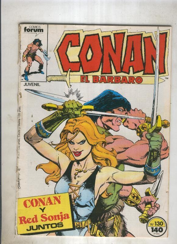 Conan el Barbaro primera edicion numero 130 (numerado 3 en trasera)