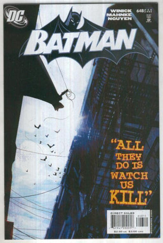 BATMAN Vol.1, No.648: All they do is watch us kill 1 (2006)