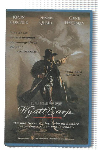 VHS-Cine: WYATT EARP - Kevin Costner, Dennis Quaid (Warner 1995)