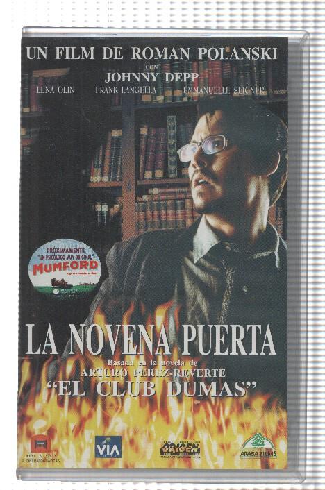 VHS-Cine: LA NOVENA PUERTA  - Johnny Depp (Buena Vista 1999)