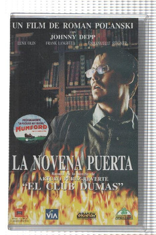 VHS-Cine: LA NOVENA PUERTA  - Johnny Depp (Buena Vista 1999)