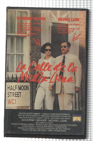 VHS-Cine: LA CALLE DE LA MEDIA LUNA - Sigourney Weaver, Michael Cane (IVS 1988)