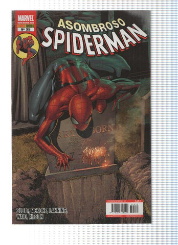 ASOMBROSO SPIDERMAN, Volumen 2, Numero 35: Fuego en la Mente (Panini 2008)