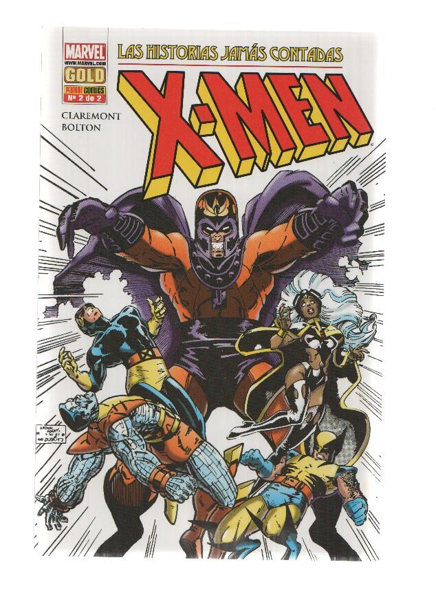 Marvel Gold, X-MEN: LAS HISTORIAS JAMAS CONTADAS, Numero 2 de 2 (Panini 2008)