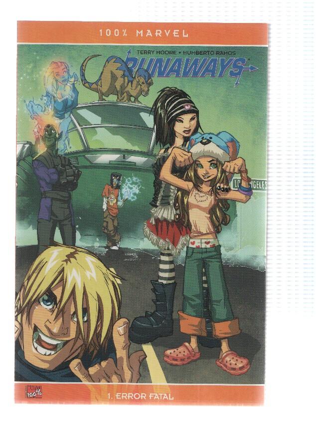 Coleccion 100% Marvel: RUNAWAYS, Numero 01: Error Fatal (Panini 2009)