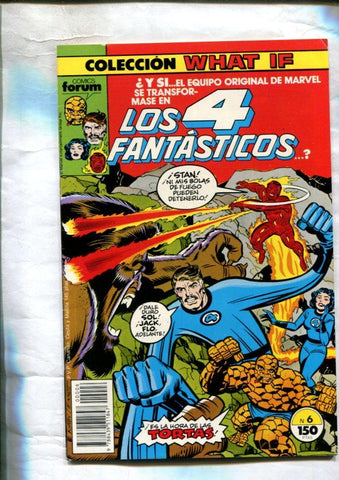 What If volumen 1 numero 06: Los 4 Fantasticos y equipo original de Marvel