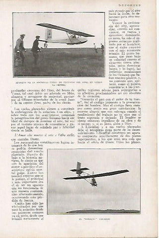 LAMINA BLANCO Y NEGRO 7658: Avion de la Sociedad Union de Tecnicos del Aire