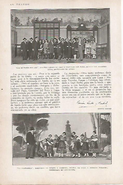 LAMINA BLANCO Y NEGRO 7664: Escena de Las mujeres son asi