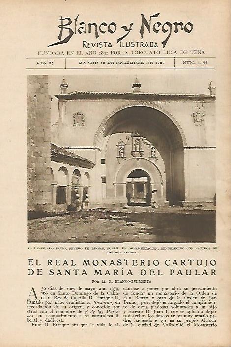 LAMINA BLANCO Y NEGRO 7677: Portada del numero 1856