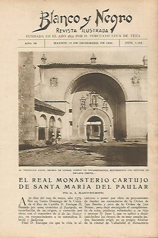LAMINA BLANCO Y NEGRO 7677: Portada del numero 1856