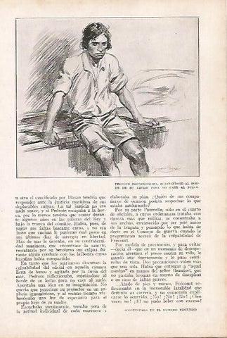 LAMINA BLANCO Y NEGRO 7694: Dibujo de Lozano Sidro