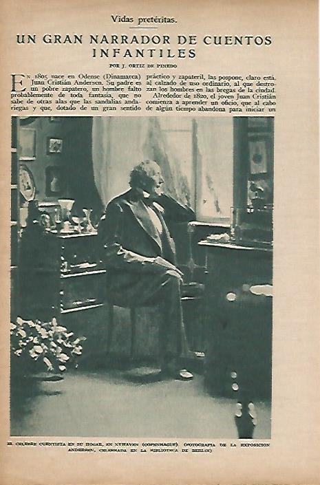 LAMINA BLANCO Y NEGRO 7731: John Christian Andersen en su casa de Nyhaven