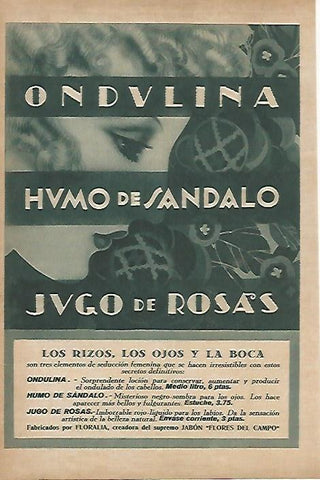 LAMINA BLANCO Y NEGRO 7737: Publicidad de Ondulina