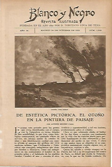 LAMINA BLANCO Y NEGRO 7770: Portada del numero 1849