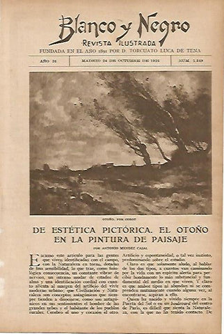 LAMINA BLANCO Y NEGRO 7770: Portada del numero 1849