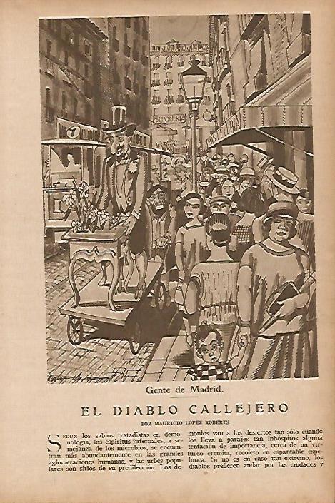 LAMINA BLANCO Y NEGRO 7774: Gente de Madrid por Sancha