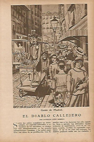 LAMINA BLANCO Y NEGRO 7774: Gente de Madrid por Sancha