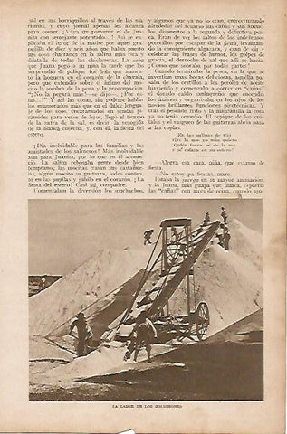 LAMINA BLANCO Y NEGRO 7779: La labor de los bolichones