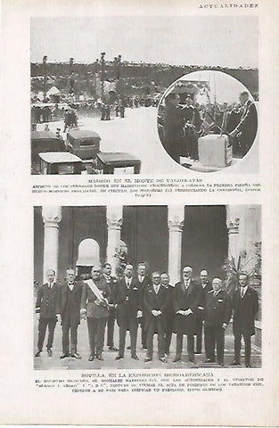 LAMINA BLANCO Y NEGRO 7789: Inauguracion del Nuevo Hospicio de Madrid
