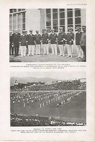 LAMINA BLANCO Y NEGRO 7791: Fiesta del Niño en Bilbao