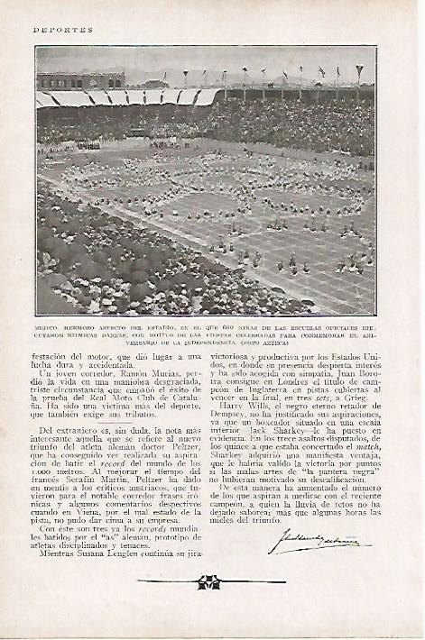 LAMINA BLANCO Y NEGRO 7801: Estadio de Mexico