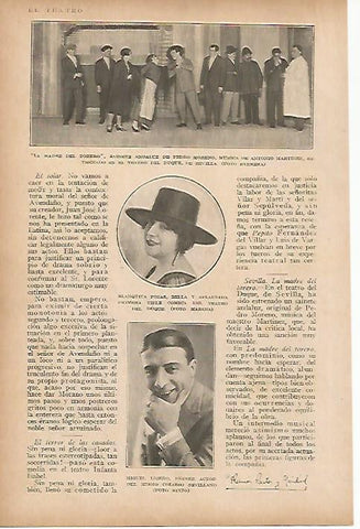 LAMINA BLANCO Y NEGRO 7850: Escena de La madre del torero