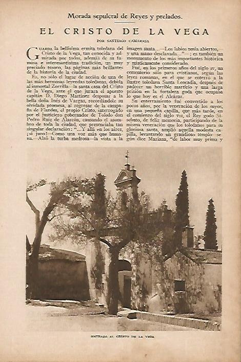 LAMINA BLANCO Y NEGRO 7869: Entrada al Cristo de la Vega