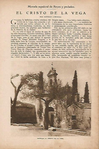 LAMINA BLANCO Y NEGRO 7869: Entrada al Cristo de la Vega