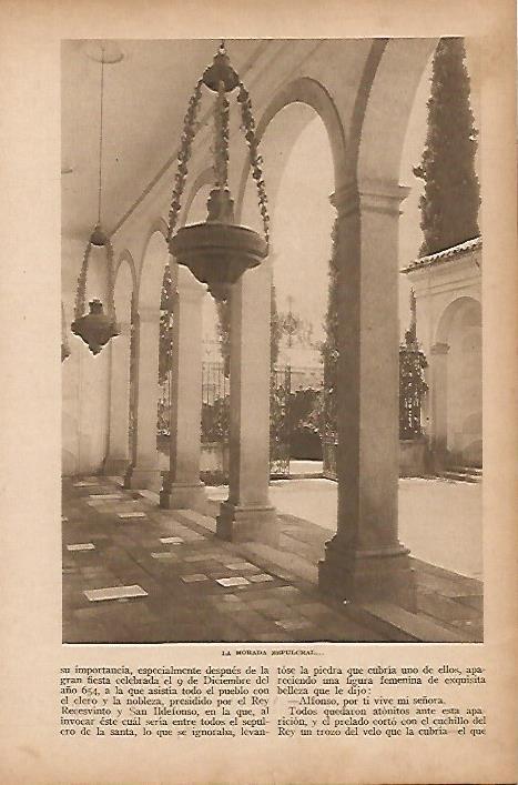 LAMINA BLANCO Y NEGRO 7870: Morada Sepulcral de El Cristo de la Vega