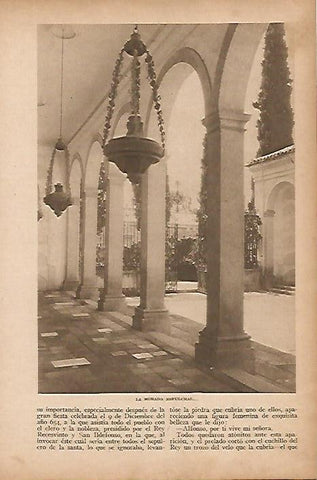 LAMINA BLANCO Y NEGRO 7870: Morada Sepulcral de El Cristo de la Vega