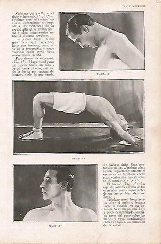 LAMINA BLANCO Y NEGRO 7887: Ejercicios de gimnasia