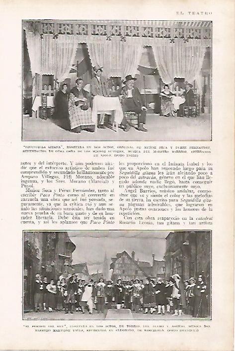 LAMINA BLANCO Y NEGRO 7893: Escena de Seguidilla gitana