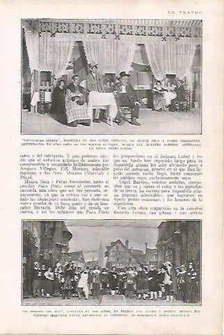 LAMINA BLANCO Y NEGRO 7893: Escena de Seguidilla gitana