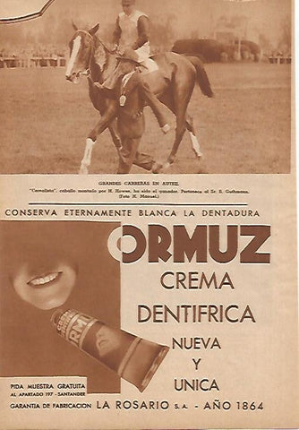 LAMINA BLANCO Y NEGRO 7930: Carreras de caballos en Auteil