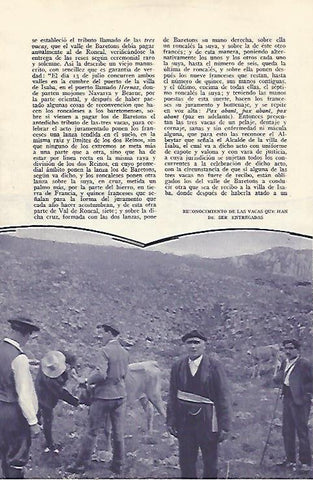 LAMINA BLANCO Y NEGRO 7943:  Tributo de las Tres Vacas en el valle de Baretons
