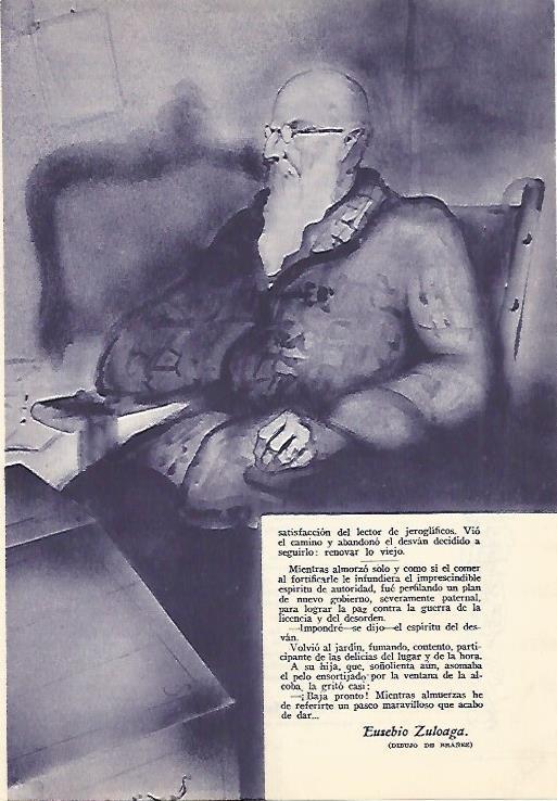 LAMINA BLANCO Y NEGRO 7945: Dibujo de Brañez
