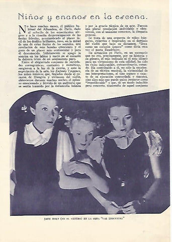 LAMINA BLANCO Y NEGRO 7951: Jany Holt en la obra Las Inocentes