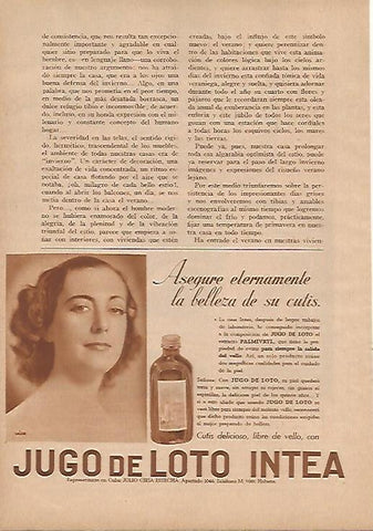 LAMINA BLANCO Y NEGRO 7958: Publicidad de Jugo de Loto Intea