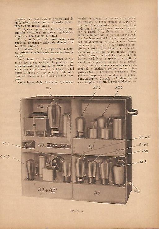 LAMINA BLANCO Y NEGRO 7963: Interior del oscilador de precision