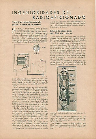LAMINA BLANCO Y NEGRO 7965: Elementos de radio
